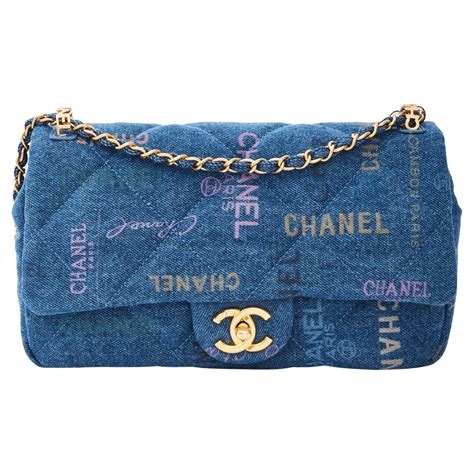 chanel large 22 bag|Chanel denim bag 2022.